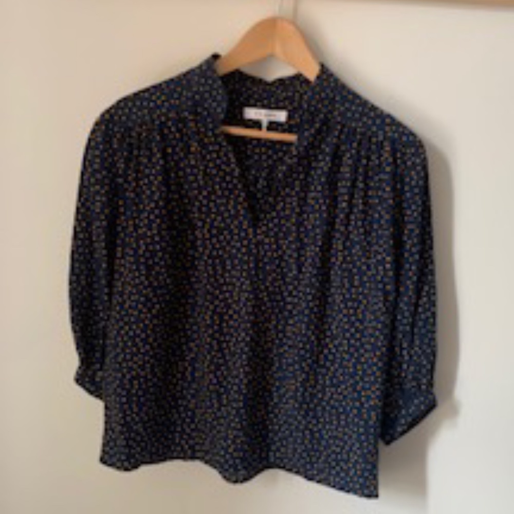 Frame Silk Top
